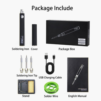 Cordless Soldering Iron for Electronics, Soldering Kit with Solder Wire and Stand – image 11