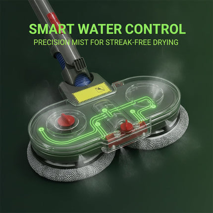 Electric Spinning Mop Head for Dyson V6 V7 V8 V10 V11, Vacuum Mop Attachment for Hard Floors with 6 Washable Pads – image 11