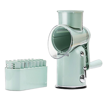 Rotary Cheese Grater, Vegetable Slicer with Suction Base