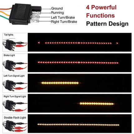 LED Tailgate Lights with Turn Signal Brake and Reverse – image 5