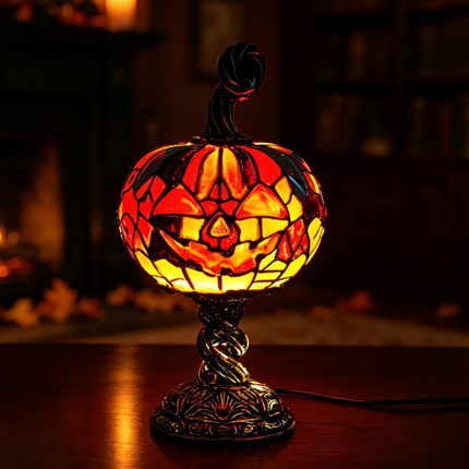Small Table Lamp, Stained Glass Lamp – image 10