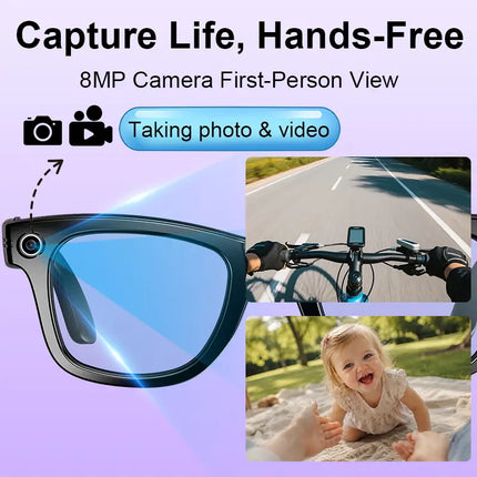 Smart Glasses with Camera, AI Glasses with Live Translation