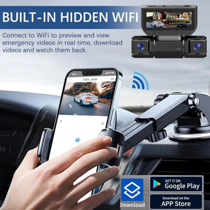 4 Channel Dash Cam with GPS, Car Dash Cam with Night Vision – image 5