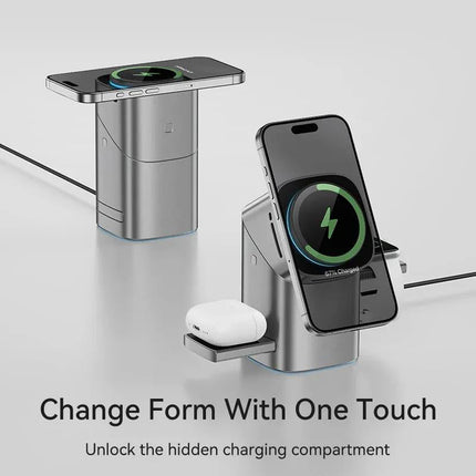 3 in 1 Charging Station, Magnetic Wireless Charger for iPhone and Watch – image 7