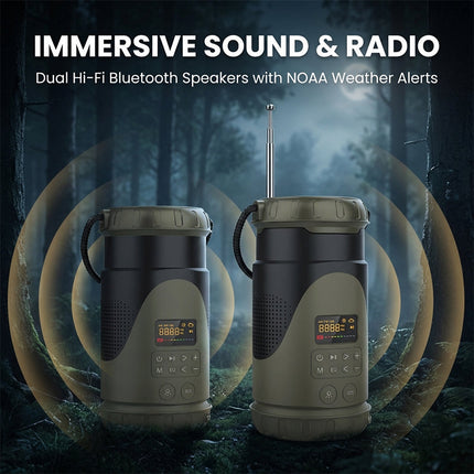 Emergency Camping Lantern Flashlight, Rechargeable Flashlight