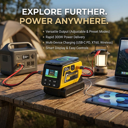 Adjustable Voltage Converter, DC Power Supply for DeWalt 20V Battery – image 8