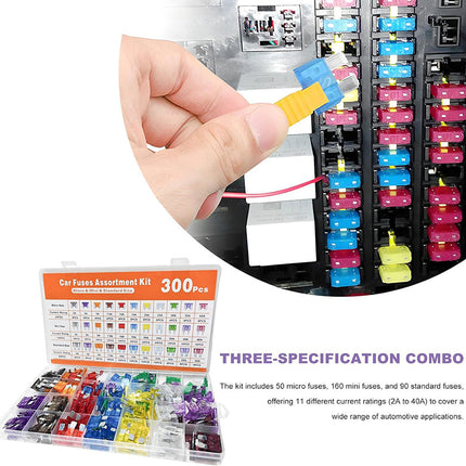 Car Fuses Assortment, Micro and Standard Blade Fuses – image 4