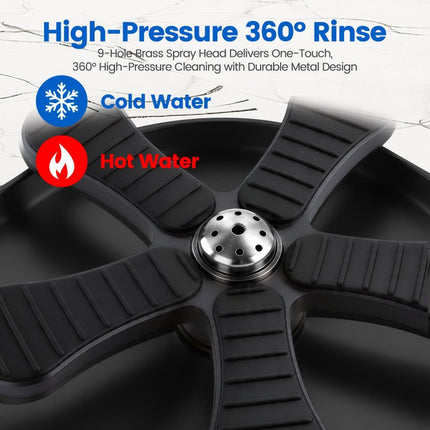 Glass Rinser for Sink, High Pressure Cup Washer for Bar and Home – image 5