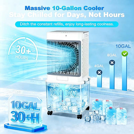 Portable Air Cooler, Swamp Cooler for Bedroom and Office