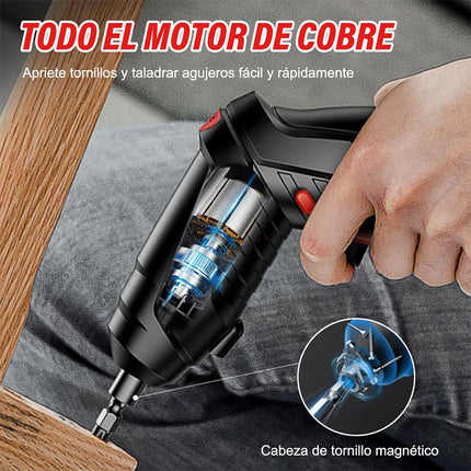 Electric Screwdriver with Bits, Cordless Screwdriver Rechargeable – image 6