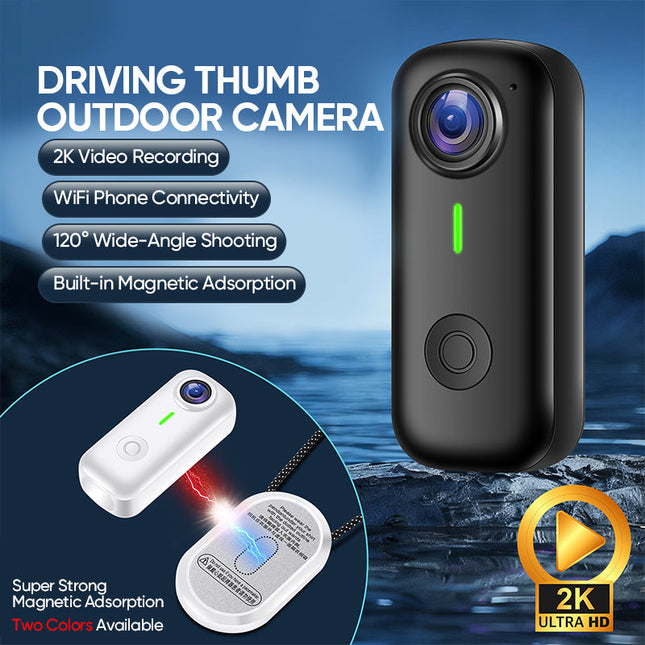 Action Cameras, Mini Magnetic Waterproof Action Camera
