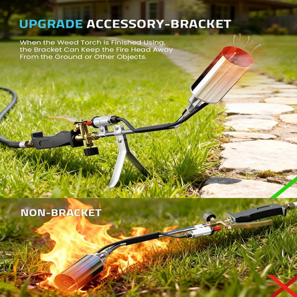 Propane Torch Weed Burner with Piezo Ignition, Propane Weed Torch for Garden – image 4