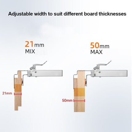 Drawer Front Clamp, One Touch Removable Drawer Holder