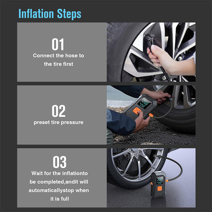 Portable Jump Starter, Car Battery Jump Starter with Portable Power Bank and LED Flashlight – image 4