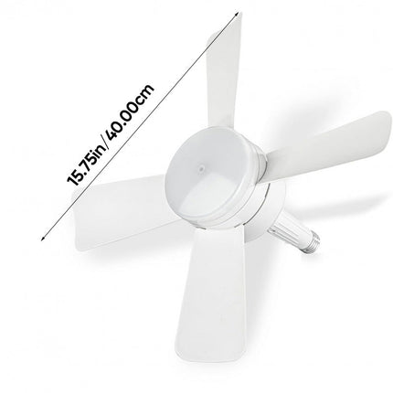 Ceiling Fan Light with Remote Control, Socket Fan Light Bulb for E26 Base – image 11
