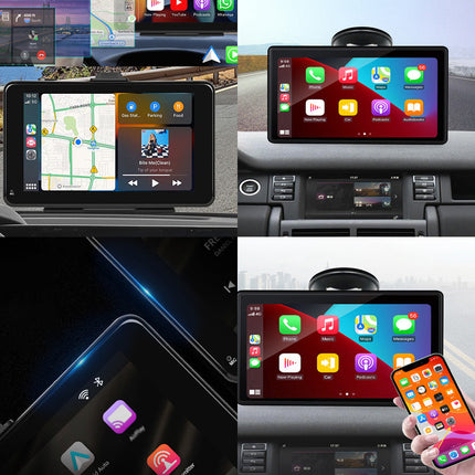 Car Stereo with Wireless CarPlay and Android Auto, Portable CarPlay Screen 7 Inch – image 8