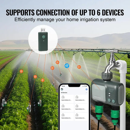 Sprinkler Timer with WiFi Gateway, Water Timer with Rain Delay and App Control – image 5