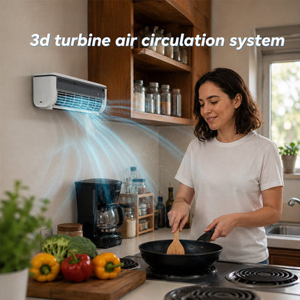 Wall Mount Evaporative Cooler with 3 Wind Modes – image 7