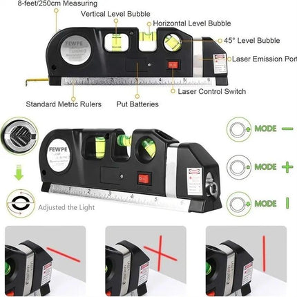 Laser Level with Tape Measure, Picture Hanging Tools – image 4