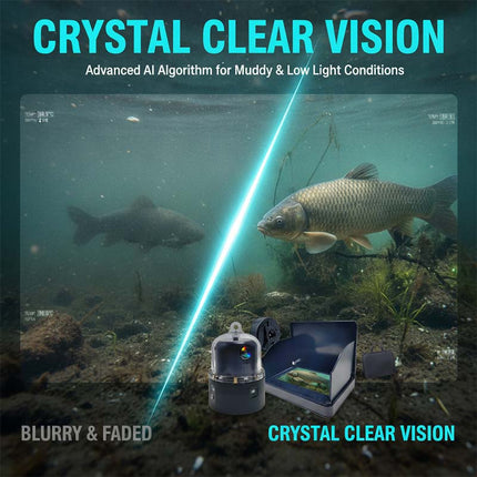 Underwater Camera for Fishing, Waterproof Camera with Screen or Phone Connection – image 10