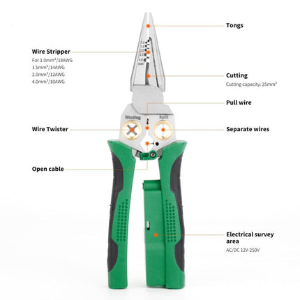 8-in-1 Wire Stripper with Cable Scissors – image 5