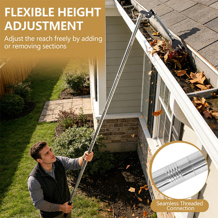 Gutter Cleaning Tools, Ground Level Gutter Cleaner with Telescoping Pole – image 11