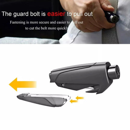Glass Breaker Keychain, Car Window Breaker and Seat Belt Cutter 3 in 1 with Emergency Whistle – image 4
