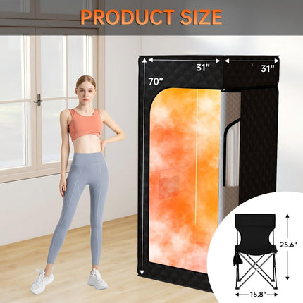 Portable Sauna for Home, Home Sauna Tent with 9 Temperature Levels – image 7