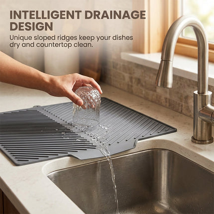 Dish Drying Mats, Heat Resistant Silicone Mat – image 11
