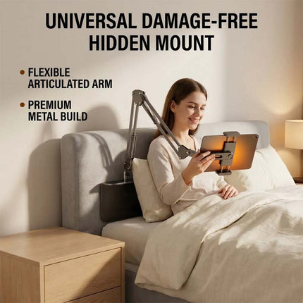 Phone Holder for Bed, Bed Phone Mount for Headboard Gap – image 4