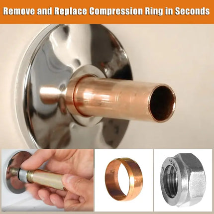 Compression Sleeve Puller, Ferrule Puller Pipe Tool for 1/2 Inch Pipe – image 5