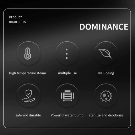 Handheld Steam Cleaner with 8 Accessories, Chemical Free Steam Cleaner for Home – image 10