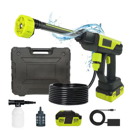 Cordless Pressure Washer, Portable Power Washer Gun with Battery, Electric Pressure Washer for Car with 6 in 1 Nozzle