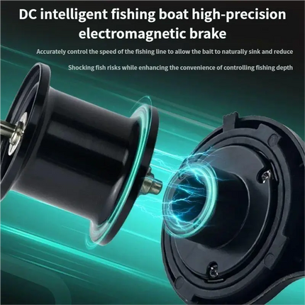 Baitcasting Fishing Reel, DC Baitcaster with Smart Brake