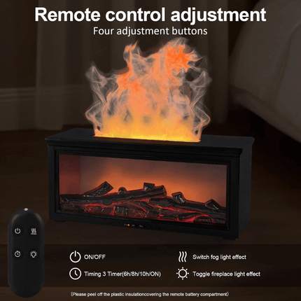 Essential Oil Diffuser with 3D Flame Effect, Ultrasonic Aromatherapy Diffuser – image 6