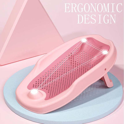 Baby Bath Seat, Infant Bathtub Seat with Heart Mesh for Standard Tubs – image 5