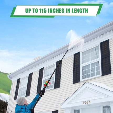 Pressure Washer Extension Wand 4000 PSI, Gutter Cleaning Tool for Roof