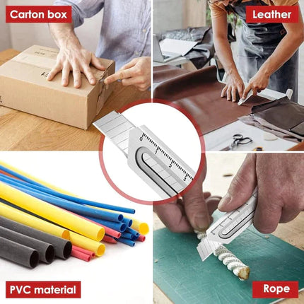 Utility Knife 6 in 1, Multitool Carpet Knife with Snap Off Blades – image 9