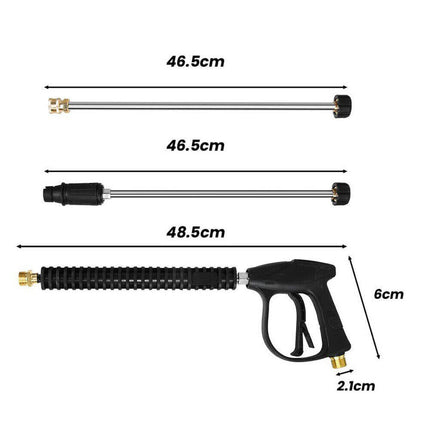 4500 PSI Pressure Washer Gun, Power Washer Hose with Extension Wand – image 7