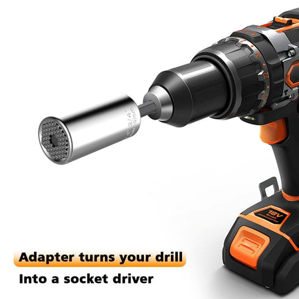 Universal Socket Wrench, Drill Socket Adapter
