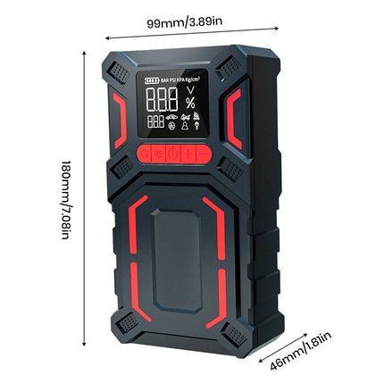 Portable Jump Starter, Car Battery Jump Starter with Portable Air Compressor