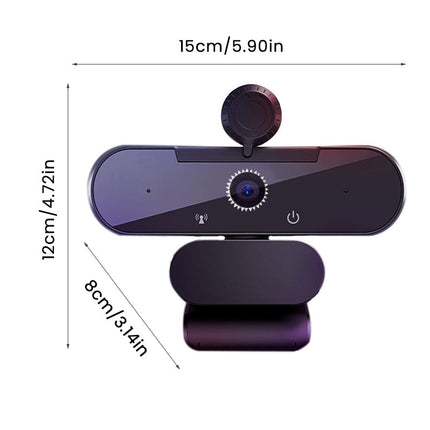 Ultra HD 4K Webcam with Microphone, Web Camera with Privacy Shutter – image 13