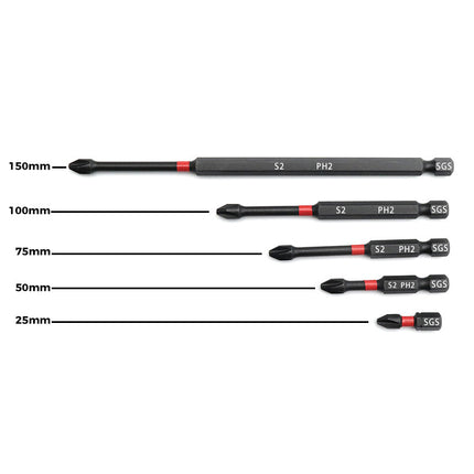 Impact Driver Bits PH2, Impact Bit Set for Drill and Electric Screwdriver – image 17