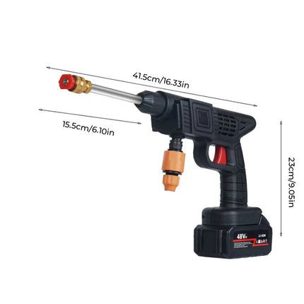 Portable Pressure Washer Gun, Cordless Spray Gun with 2 Nozzles – image 12