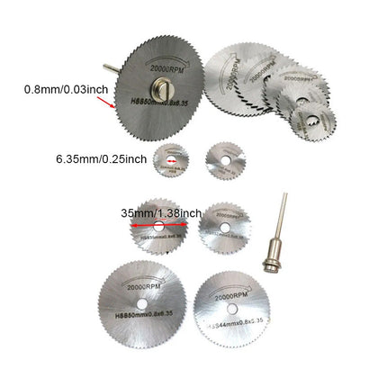HSS Saw Blades for Rotary Tool, Metal Cutting Blade for Wood and Plastic – image 14