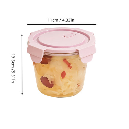 Glass Food Storage Bowl Set with Lids, Glass Food Storage Containers – image 14