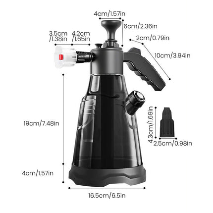 Foaming Sprayer Bottle with Hand Pump, Pump Sprayer for Car Wash with 2 Nozzles, Spray Bottle for Car Detailing – image 13