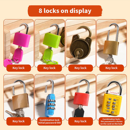 Wooden Busy Board with Screwdriver – image 4