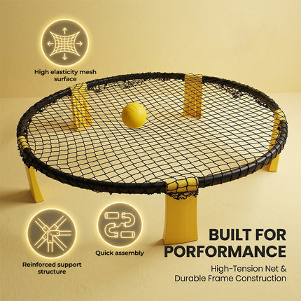 Roundnet Game Set, Outdoor Games for Adults and Family, Lawn Games with Carry Backpack for Beach and Camping – image 5