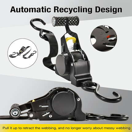 Automatic Retractable Tie Down Straps – image 7